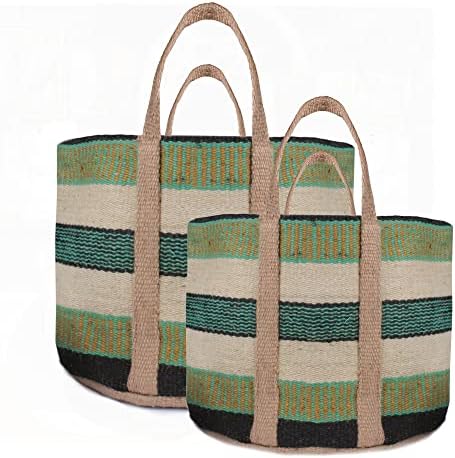 Вудли печатена јута мала торба со врвни рачки издржливи и стилски