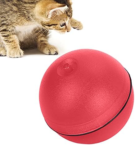 Мачка само ротирачка топка, автоматска тркалачка мачка електронска топка играчки топки за мачки за Кити за смешна мачка