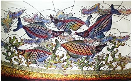 Сликарство на батик уметност, „риба Арована“ од Агунг
