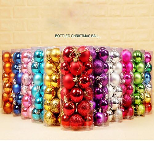 Божиќни украси - божиќни украси за топка за Божиќ - 24 парчиња 1,18 Божиќни дрвја распрскуваат украси за украси за празници и забави, вклучени