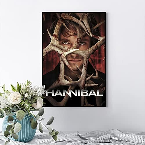 Thunwid Hannibal постер ТВ -шоу постери платно wallид декор печатење слика слика за спална соба канцеларија декорација 12''x
