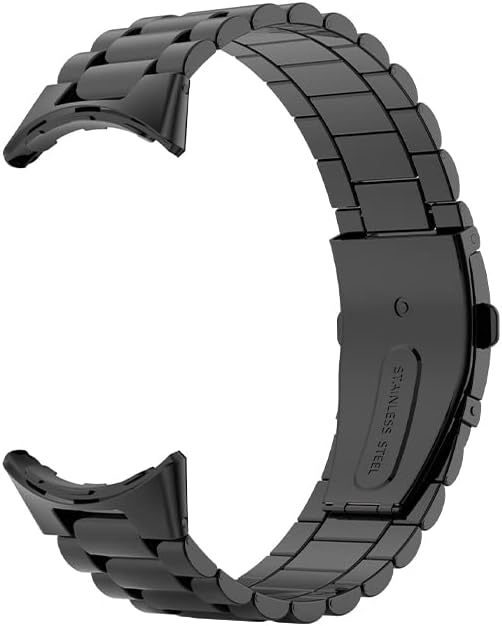 Meyzeli компатибилен со Google Pixel Watch Band Metal, Business Nirestiance Steel Metal Watch Band For Google Pixel Watch, Metal