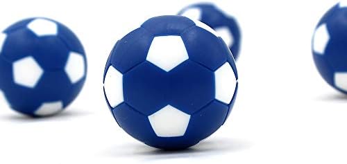 Замена на табелата за табели на BQSPT Foosball, мини шарени 36мм официјална топка за игри со таблети - сет од 14 фудбалски топки