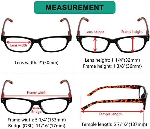 Очила Заштедете 10% На Комплет 5 Пакети Пролетни Шарки За Читање Очила За Мажи и 5 Пакети Класични Очила Црна Рамка со Раце Од Желка +0,00