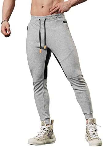 Xiloccer Mens Slim Fit Joggers Тенок кул панталони ситни машки џемпери директно панталони тенок фит панталони за мажи летни панталони