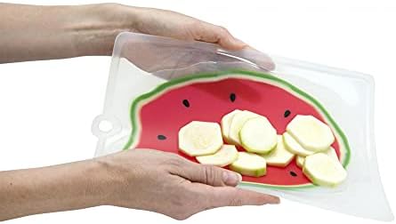 Флексибилна табла за сечење на силиконски лубеница - нема да ви ги досадува ножевите - без БПА, пластично, силикон со храна за миење
