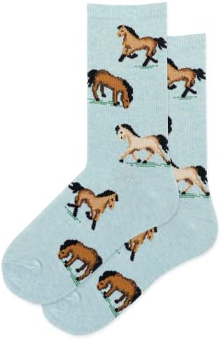 Чорапи за Коњски Екипаж на хот Сокс Кид 1 Пар, Маслинесто Зелена, Голема/Х-Голема
