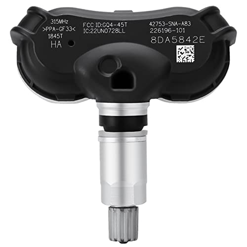 Sensor TPMS сензор 42753-TR3-A81 42753-SNA-A83 42753-TR0-A81 315 MHz Систем за набудување на притисок на гуми за Acura CSX, Honda