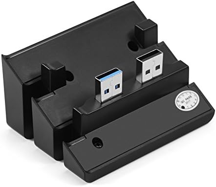 VipxyC 5 Port USB центар, повеќе-порта USB-центар со LED светла, адаптер за контролор на експанзија на центри за PlayStation