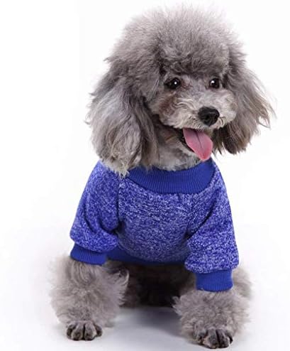 Облека за кучиња Bwealth, мека облека за миленичиња, задебелување на руно кошула, топла зимска трикотажа џемпер за мало и средно домашно милениче
