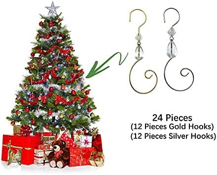 Божиќен украс куки железна кука со декорација на закачалка за накит за накит за украси за елка
