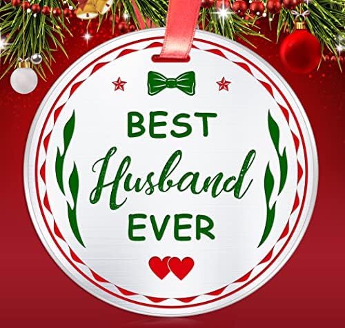 Елегантен готвач Божиќен украс подарок за сопруг- Најдобар сопруг постојано- Божиќ празници Прослава Декорација Подарок за хоби-