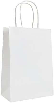 Гарос Бела Крафт хартиена торба 5.8x3x8.3, торби за подароци, кесички кеси со рачки, торби за купување хартија, занаетчиски кеси,