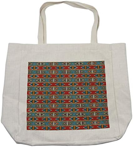Амбесон Кенте шема за купување торба, племенски традиционални триаголници и ленти Домородно мајчин културно наследство, еколошка торба