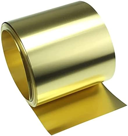 Nianxinn бакарен лист фолија метал метал тенок лим за фолија Shim 200mm/7.87inchx1000mm/39. 9инх месинг плочи со металишта од метал