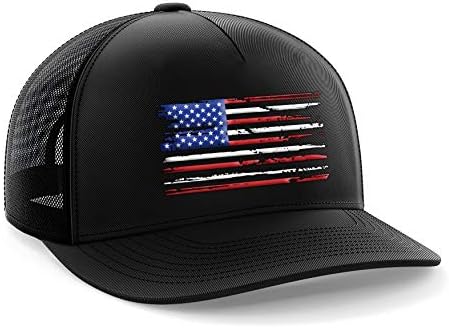САД Американско знаме патриотска флексија капа за мажи или жени