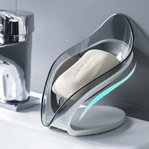 Лоргл сапун сапун преносен сапун сапун чинија лисја од тоалетот за перење сапун сапун сапун сапун со одвод за бања стоп каша сапун сапун