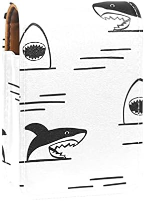 Шминка Кармин Случај За Надворешна Црна Ајкула Пренослив Кармин Организатор Со Огледало Дами Мини Шминка Торба Трае До 3 Кармин