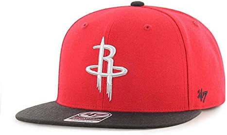 '47 Бренд Сигурен шут Капетан прилагодлива капа - НБА, структурирана 6 -панел, рамен бејзбол капа