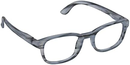 Peepers by peeperspecs чиста чеша мека квадратна сина светлина за блокирање на очила за читање