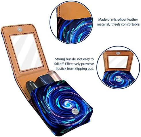 Кармин за шминка ОРИУКАН торба ЗА кармин со огледало пренослив торбичка за складирање кармин организатор за складирање на сјај за усни, Модерни