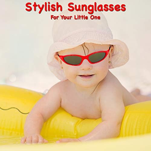 Бебе Очила За Сонце, Флексибилни Новороденче &засилувач; Дете Очила за Сонце за Момчиња &засилувач; Девојки Ув Заштита