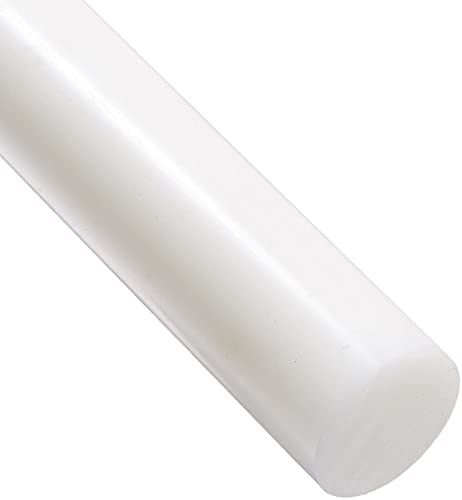 Полиетилен со висока густина на HDPE, проucирен бел дијаметар од 20мм x 300mm долг степен А ПЕ 500