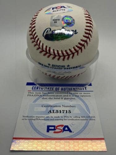 Дик Босман нх 7-19-74 Индијанците Потпишаа Автограм Официјален Млб Бејзбол ПСА Днк-Автограм Бејзбол