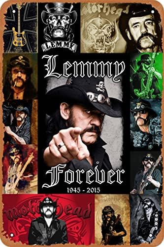 Clilsiatm Lemmy Kilmister Poster Tin знак гроздобер метален знак 8x12 инч