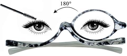 ОКЦИ КИАРИ Око сочинуваат чаши за читање жени Зголемување на очите на очила што се ротираат козметички очила 100 125 150 175