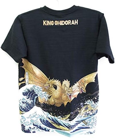 Јапонска уметност на кралот Гидорах Големиот бран, Фуџи Хокусаи маица црна