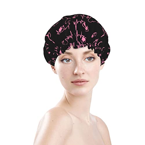 Womenените што можат да се користат за истегнување на полите, капаци за коса Медицински сестри, двојни слоеви водоотпорна капа