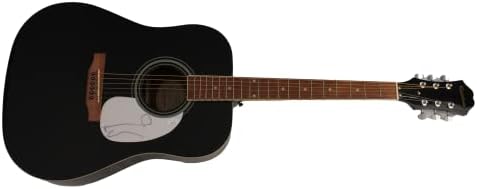 Ноел Галагер потпиша автограм со целосна големина Гибсон епифон Акустична гитара w/ Jamesејмс Спенс автентикација JSA COA - Дефинитивно можеби,