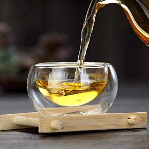 Стаклен стаклен стаклен чајник со вар-чајник стакло отпорен на стакло кинески чај сет пуер-котел за кафе, производителот на чај со чај