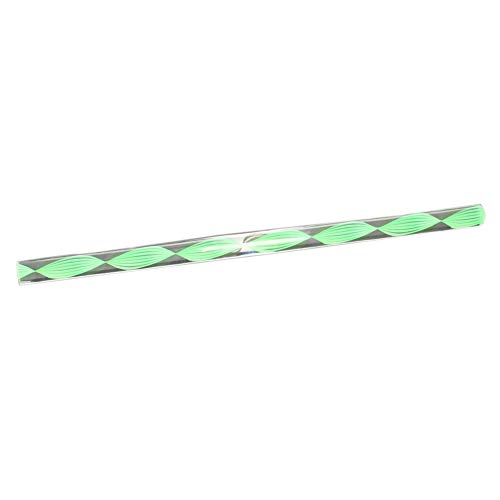 Fielect Green Twisted Line Acrylic Rod Rod Standard Plexiglas Толеранција лесна за дијаметар од 12 mm со дијаметар од 12 mm 250мм висина 2 парчиња