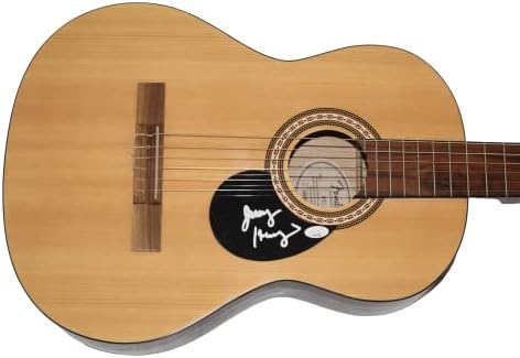 Jimими Херинг потпиша автограм со целосна големина Фендер Акустична гитара Б/ Jamesејмс Спенс автентикација JSA COA - Широко распространета
