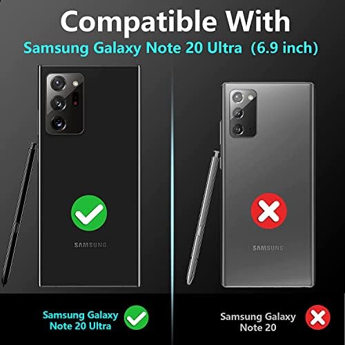 Темдан За Samsung Galaxy Забелешка 20 Ултра Случај Водоотпорен, Вграден Заштитник На Екранот 360° Целосна Телесна Тешка Отпорна