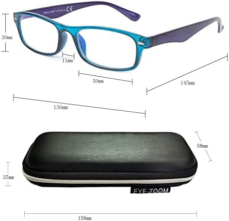 ОКО зум 2 Пакет Сино Светло Блокирање И Анти УВ Компјутер Очила И Очила За Читање