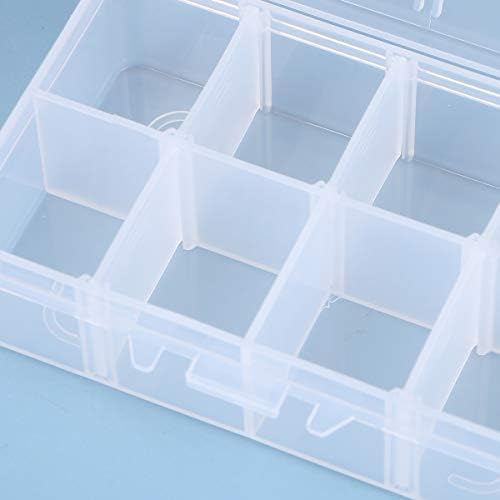 Кесјоо 4 парчиња Пластична Кутија За Складирање Домашен Накит Кутија За Чување Обетки Кутија За Нараквици Празна Кутија