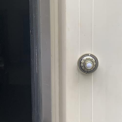 Копче на вратата на вратата 1651L - Заштита на снабдување со заштита од 1651L Wired Doorbell копче - Прекрасно црвено монтирање