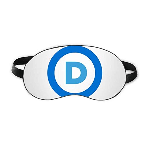 Американска амблем Демократска партија сина спиење штит за очи мека ноќно слепило на сенка