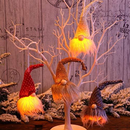 Didiseaon Божиќен декор Божиќни жици светла gnome LED жици светла зимска венец светла жица светла жица за новогодишна елка затворена отворена