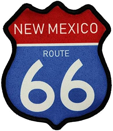 Пат 66 Ново Мексико патот за пат за лепенка за патници за лепенка, сублимација железо на апликација
