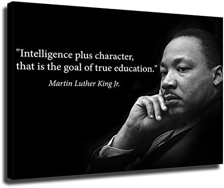 Мартин Лутер Кинг rуниор Постер Познат инспиративен цитат постер wallидна уметност декор платно