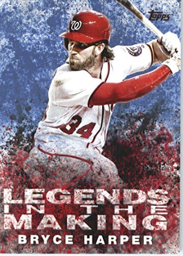 2018 Топс легенди во изработката ltm-bh Брис Харпер Вашингтон Национал Бејзбол картичка