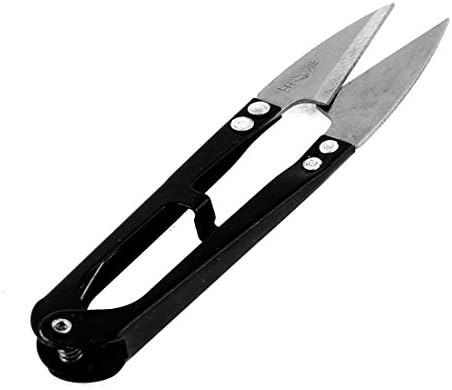 AEXIT кројачи вкрстени рачни алатки бод занаетчиски предива ножици на конец 108мм ножици и ножици должина црна