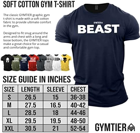 Gymtier astвер - маица за боди -билдинг | Облека за обука за маички за мажи за салата