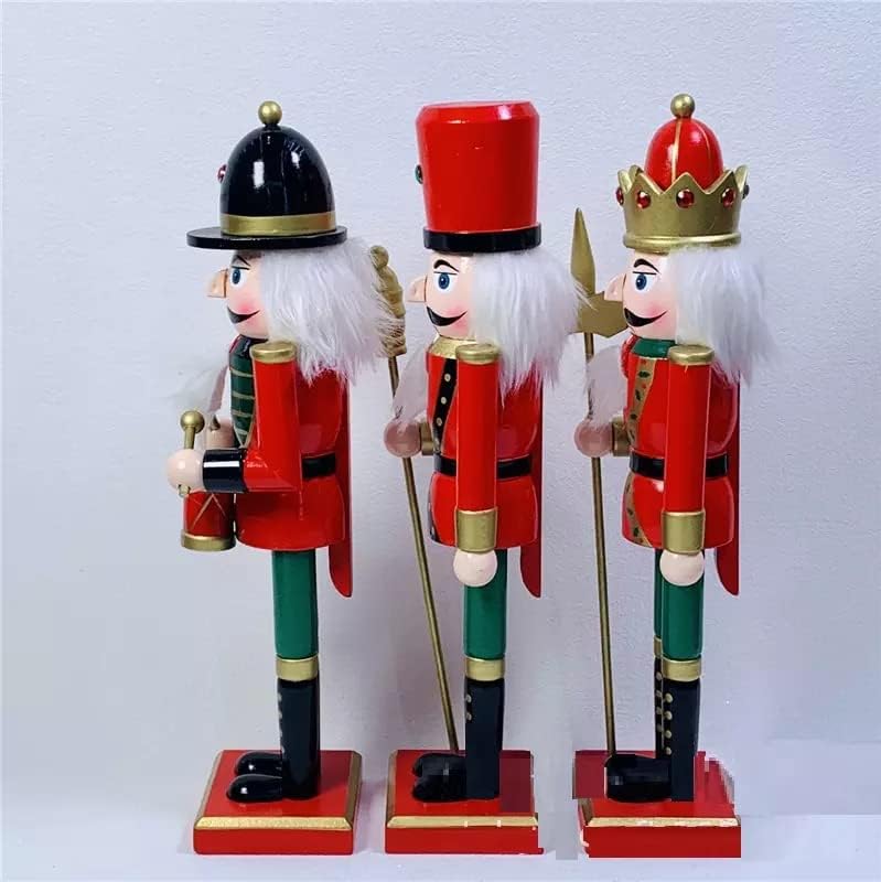 Божиќно оревчер декоративни дрвени 12 војници