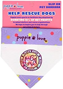 Павилјон Подарок Компанија Розова Вратоврска Боја Исполнет Лого Мали Лизгање На Јака Платно Куче Бандана-Кученце Љубов