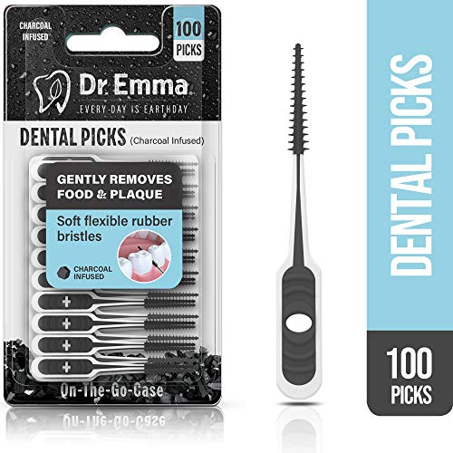 Д -р Ема меки гумени заби на четки за заби, 100 брои